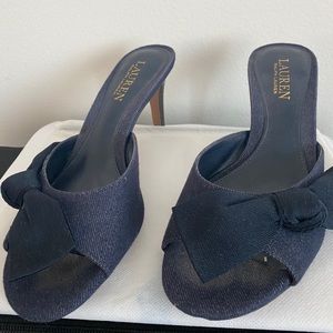 Blue Sandals by Lauren.